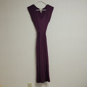 Matilda Jane Purple Sleeveless V-Neck Maxi, Womens Sz Small